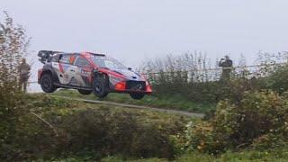 WRC Central European Rally 2024 Friday Jumps & Action