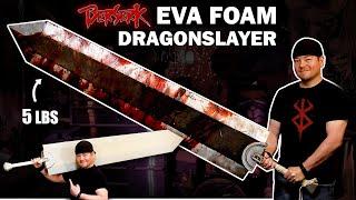 How to Make DRAGONSLAYER from Berserk out of Foam! Only weighs 5 Pounds - Guts - Free PDF Templates