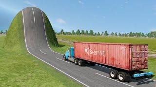 Cars vs Giant Bulge #4 – BeamNG.Drive