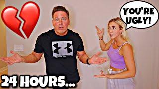 BEING MEAN TO MY DAD FOR 24 HOURS! *PRANK*