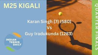 Match Highlights - M25 Kigali QF: Karan Singh Vs Guy Iradukunda