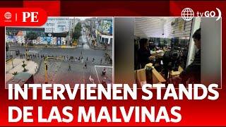 50 stands in Las Malvinas raided | Primera Edición | News Peru