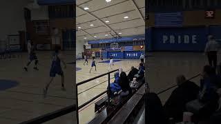 Eric Proctor,  Encinal High School,  drive and finger roll vs. Mt. Eden High school