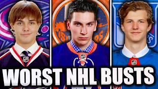 THE *WORST* PICKS FROM EVERY NHL DRAFT…