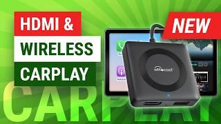 First HDMI to CarPlay Adapter WITH Wireless CarPlay - Ottocast Car TV Mate PRO Review