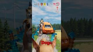 Cars vs Dogs   BeamNG.Drive #shorts #beamngdrive