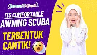 TUDUNG SEKOLAH AWNING SCUBA TERBENTUK - TUDUNGSICOMEL