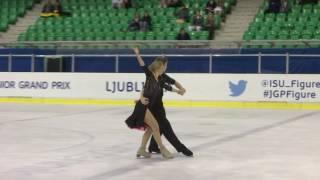 2016 ISU Junior Grand Prix - Ljubljana - Free Dance - KNISPEL / VOIGTLAENDER GER