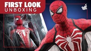 Hot Toys Spider-Man Advanced Suit 2 Red & Black Suit Figure Unboxing | First Look