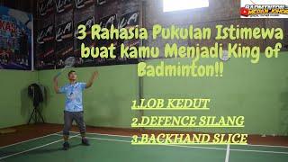 3 RAHASIA TEKNIK PUKULAN BADMINTON YANG WAJIB KAMU PELAJARI‼️