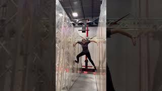 Not to be out done by her bro!  #isolationplays #ninjawarrior #ninjawarriortraining #explore