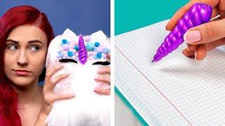 Cool DIY School Supplies! School Hacks and More Ideas