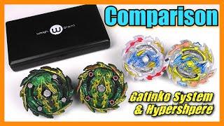 Comparing Beyblade Burst Gatinko System to Hypersphere