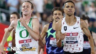 NCAA champ Hocker battles Olympic champ Centrowitz to the line in 1500m trials classic | NBC Sports