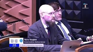 Varro Vooglaid Tsahknale: Vabandust, kelle peale üleüldse meie julgeoleku tagamisel loodetakse