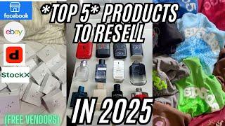 Top 5 Best Reselling Products in 2025 (FREE Vendors)