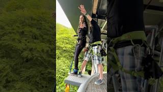 That scream tho....  #highlandfling #bungeejump #thingstodo #shorts