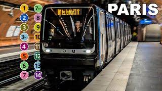  Paris Metro - All the Lines (2025) [4K]