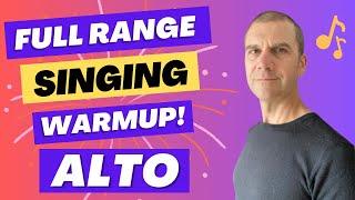 Full Range Singing Warm Up - Alto