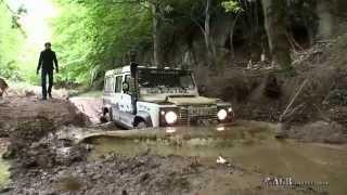 LAND ROVERS  IN  EXTREME MUD TRACKS