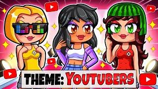 YOUTUBERS Pick my THEMES in Dress to IMPRESS?!