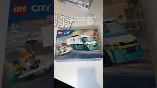 Speed Build ️Lego City Emergency Ambulance 60451 #lego #legocity