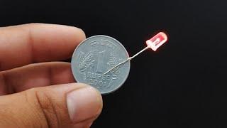 How to Make free Energy Battery Using Coin trick in Light