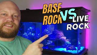 Reef Tank for Beginners: Base Rock or Live Rock