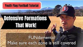 Youth Flag Football Tutorial for New Coaches | Defense formations That Work | Age-Based | Tips