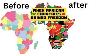 When african countries gain independence