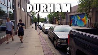 Downtown DURHAM North Carolina Walking Tour【4K】