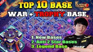 TOP 10 Best TH15 WAR BASE LINKS + CWL Base + LEGEND Base Link 2023 | Clash of Clans Base Layouts