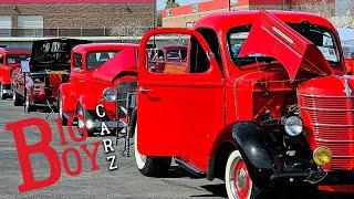 THE RED CAR SHOW - 11TH ANNUAL LUGNUT'S RED CAR SHOW AND NOSTALGIA STREET RODS MUSEUM WALK THRU