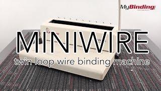 MiniWire Twin Loop Wire Binding Machine | MyBinding