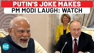 Putin's Joke Makes PM Modi Laugh During Bilateral Meeting On BRICS Sidelines | Russia | India