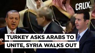 Diplomatic Drama At Arab League Meet As Turkey Calls For Unity Against Israel, Syria Walks Out