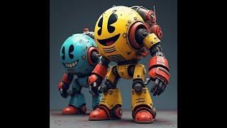 Robot Pacman vs Ms Pacman vs monster pacman 101