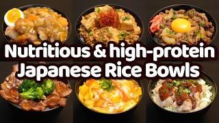 6 Ways to Make Nutritious & High-Protein Japanese Rice Bowls