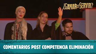 Comentarios post competencia eliminación de Julia y Austin | ¿Ganar o Servir? | Canal 13