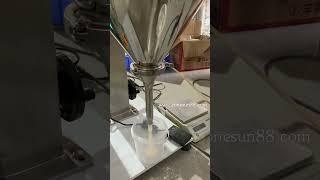 ZONESUN Semi Automatic Desktop Bottles Powder Filling Machine