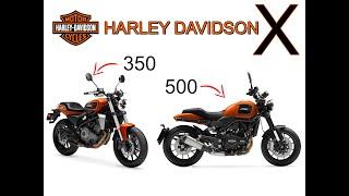 NUOVE Harley Davidson X - Motori da 350cc e 500cc