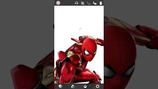 Spider Man + Iron Man + Bucky Barnes | Fusion Art #shorts #fusionart