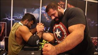 Armwrestling with Levan Saginashvili & Irakli  UNBELIEVABLE