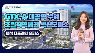 [부동산 투자] GTX-A 대곡역 수혜, 초밀착역세권 섹션오피스 백석 더프라임