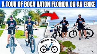 A TOUR OF BOCA RATON FLORIDA ON EBIKES