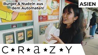 Nudeln direkt auf der Straße? In Japan gibt es fast alles aus Automaten! | CRAZY...Asien |Kabel Eins