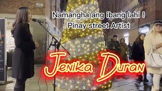 First solo busking of miss JENIKA DURAN + ang ganda talaga ng boses at ang galing | mharjbondoc