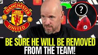 NOW! STAR BANNED AFTER DISAGREEMENT WITH TEN HAG!? THIS TOOK EVERYONE BY SURPRISE! MAN UTD NEWS