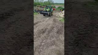 Навантажувачі на трактор Джон Дір  #делліф #трактор