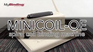 MiniCoil-OE Spiral Coil Binding Machine - Oval Hole | MyBinding.com